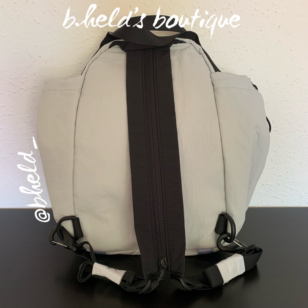 lululemon Pack and Go Multi Wear Bag in Vapor/Black Grey Neutral Brand New NWT - Picture 7 of 16